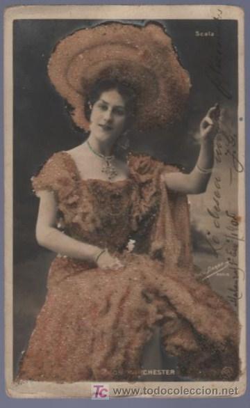 Postais: TARJETA POSTAL ANTIGUA DE MUJERES. REVERSO NO DIVIDIDO.