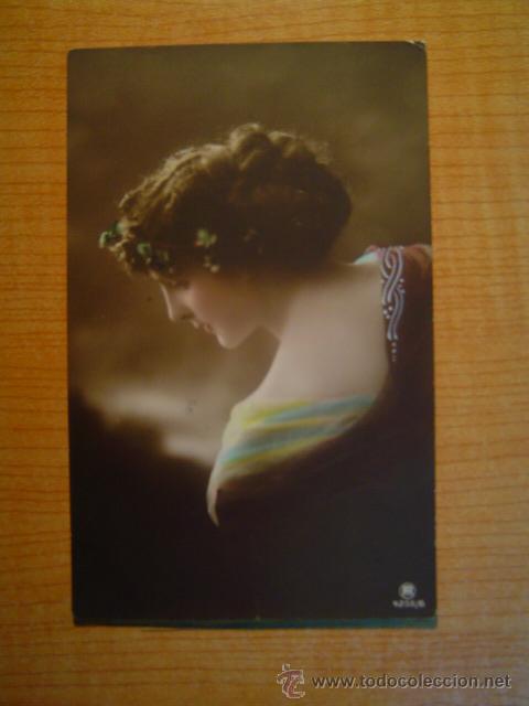 Postais: POSTAL MUJER R. P. H.  ESCRITA EN EL A&Ntilde;O 1922
