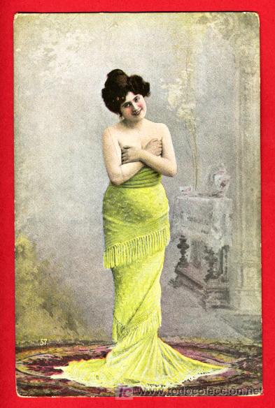 Postales: POSTAL EROTICA, MUJER POSIBLE CUPLETISTA , ORIGINAL, ANTIGUA. P29630