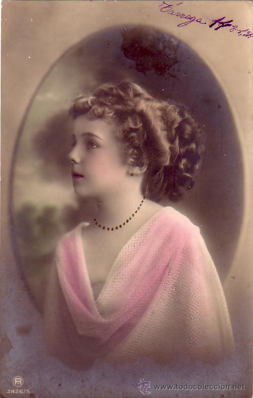Cartoline: MUJER  1 - PRECIOSA POSTAL ANTIGUA
