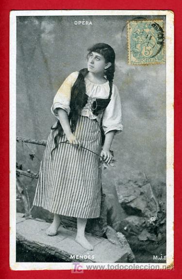 Cartoline: POSTAL, ARTISTA, CUPLETISTA, MENDES,      P39324