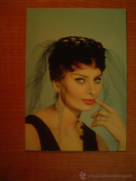Postales: POSTAL SOPHIA LOREN SIN CIRCULAR - Foto 1