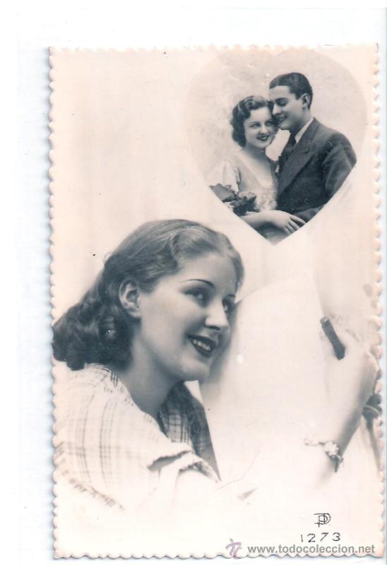 Postais: TARJETA POSTAL ANTIGUA DE MUJER. N&ordm;1273. P. D.