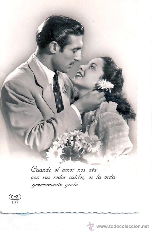 Postais: TARJETA POSTAL ANTIGUA DE PAREJAS. N&ordm;137, C y Z.