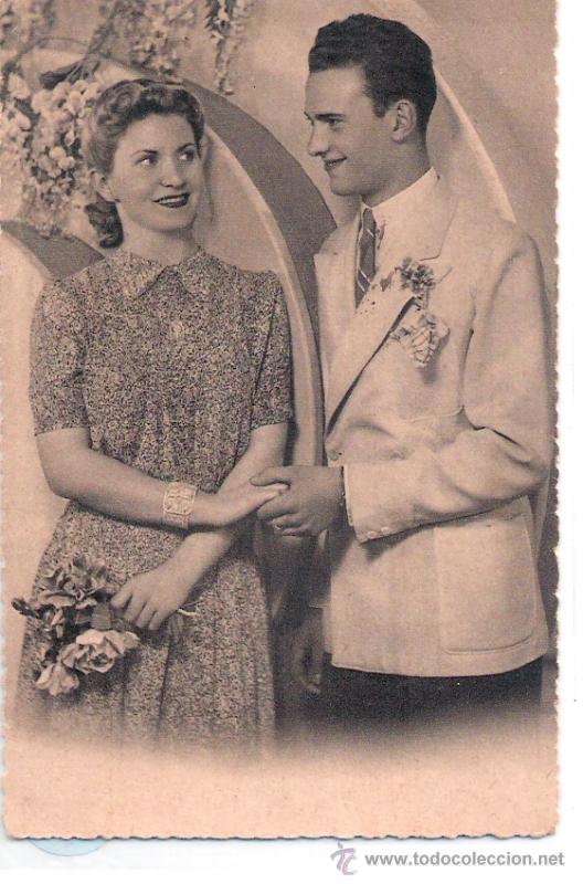 Postais: TARJETA POSTAL ANTIGUA DE PAREJAS. CID.