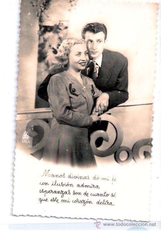 Postais: TARJETA POSTAL ANTIGUA DE PAREJAS. N&ordm;172/1.