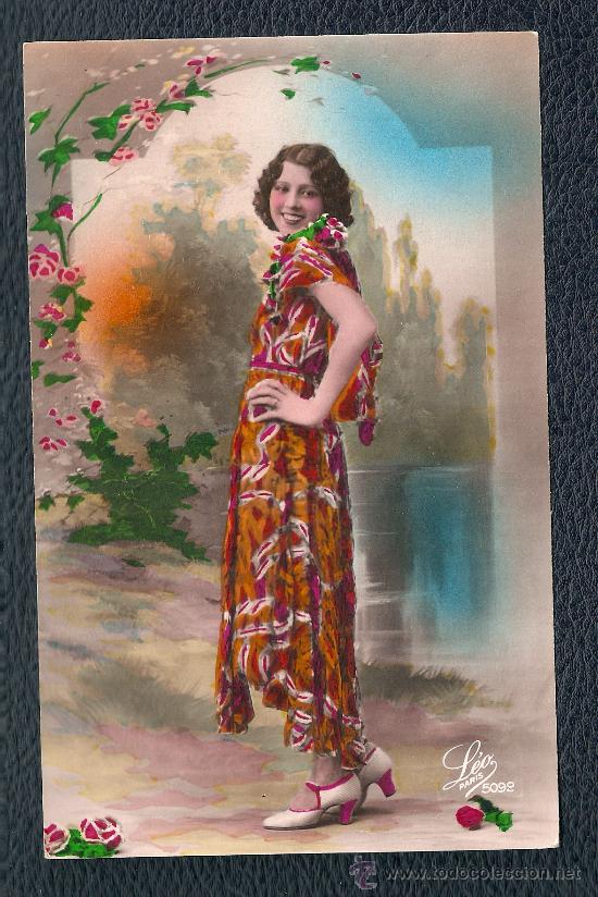 Postais: MUJER: BONITA TARJETA POSTAL ANTIGUA