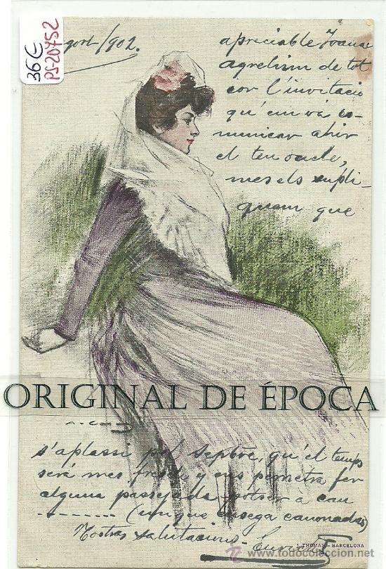 Postales: (PS-20752)POSTAL DEL ILUSTRADOR RAMON CASAS - Foto 1