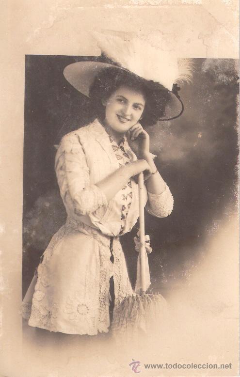 Postais: TARJETA POSTAL ANTIGUA DE GALANTES Y MUJERES.