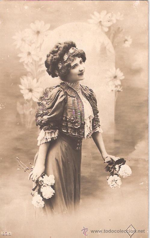 Postais: TARJETA POSTAL ANTIGUA DE GALANTES Y MUJERES. N&ordm; 1038, EDC. ELA.