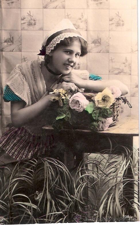 Postais: TARJETA POSTAL ANTIGUA DE GALANTES Y MUJERES. N&ordm; 738/7, EDC. N.P.G.