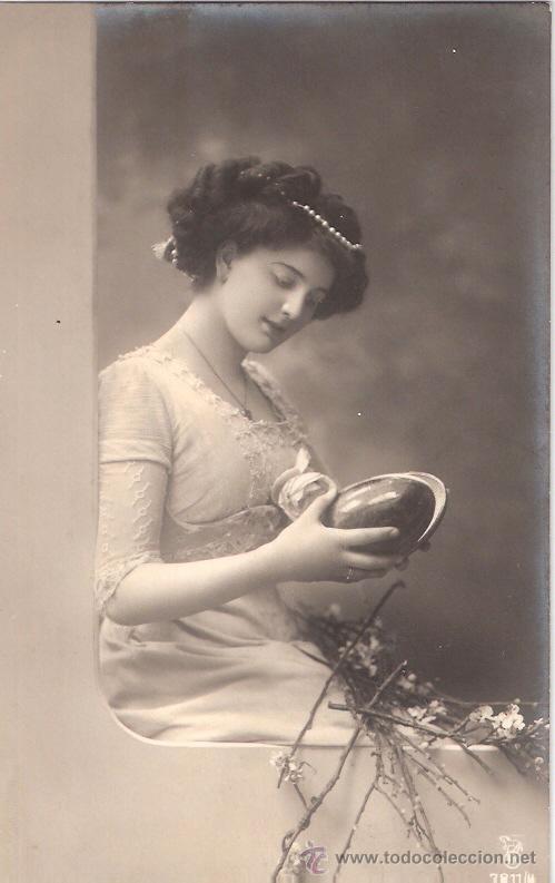 Postais: TARJETA POSTAL ANTIGUA DE GALANTES Y MUJERES. N&ordm; 2811/4.