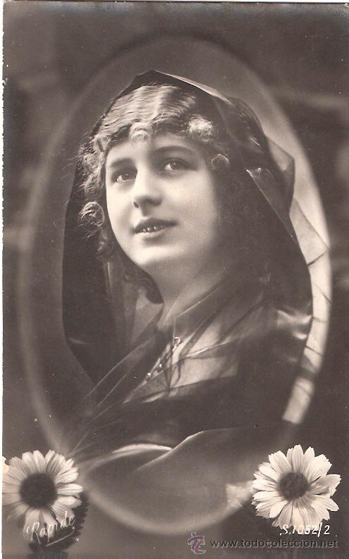 Cartoline: TARJETA POSTAL ANTIGUA DE GALANTES Y MUJERES. N&ordm; S.1052/2, EDC. RAPIDE.