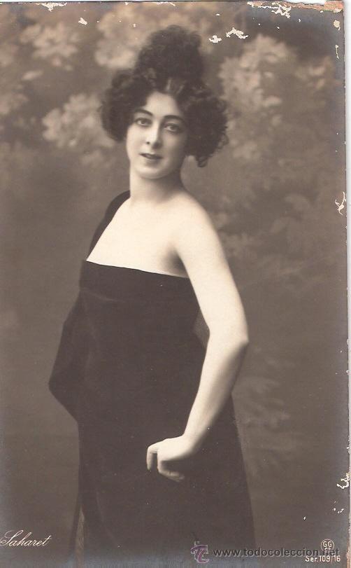 Cartoline: TARJETA POSTAL ANTIGUA DE MUJER. N&ordm; 109/16. G.G.C&ordm;.