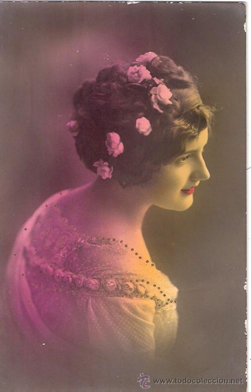 Cartoline: TARJETA POSTAL ANTIGUA DE MUJER. N&ordm; 1516. P.M.