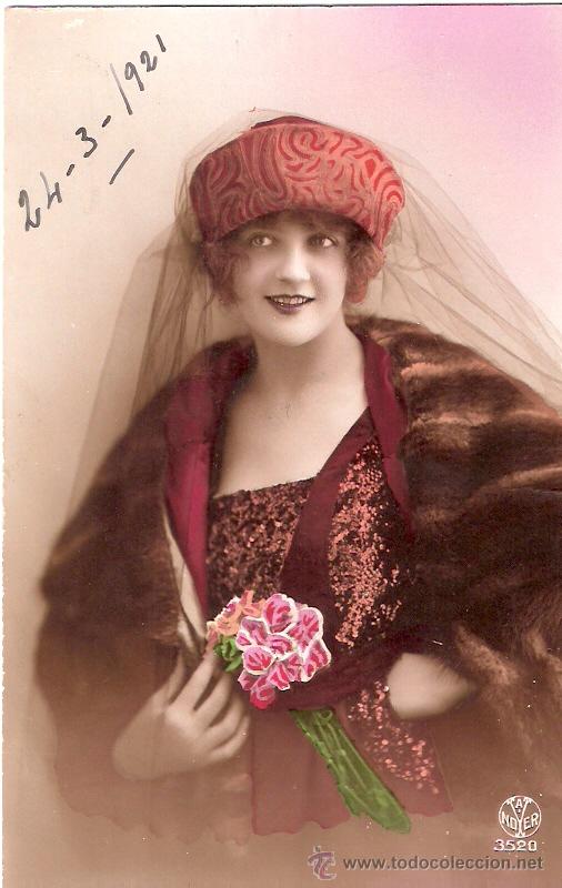 Cartoline: TARJETA POSTAL ANTIGUA DE MUJER. N&ordm; 3520. A. NOYER.