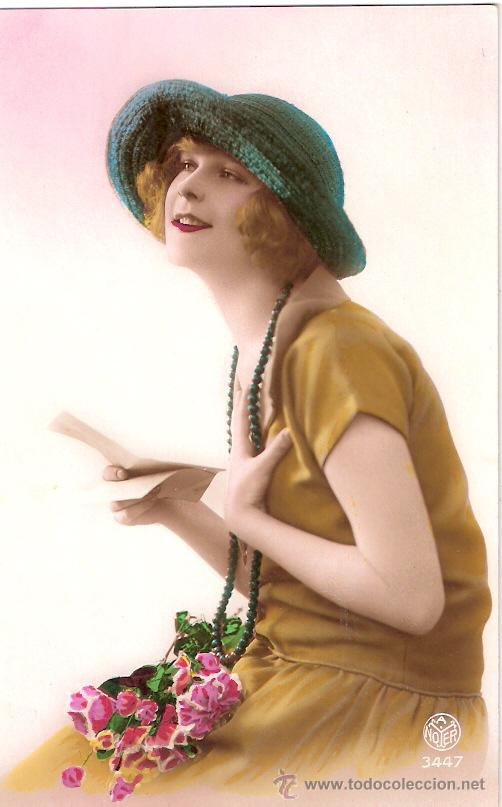 Cartoline: TARJETA POSTAL ANTIGUA DE MUJER. N&ordm; 3447. A. NOYER.
