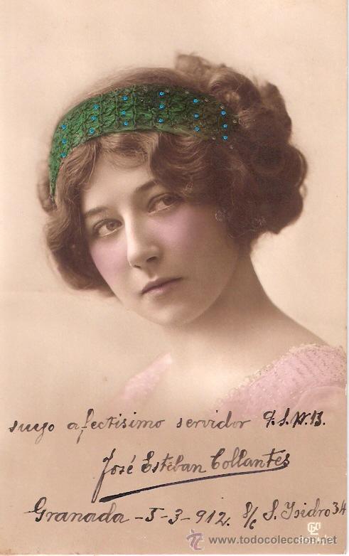 Cartoline: TARJETA POSTAL ANTIGUA DE MUJER. N&ordm; 3554/3. G.L.CO..