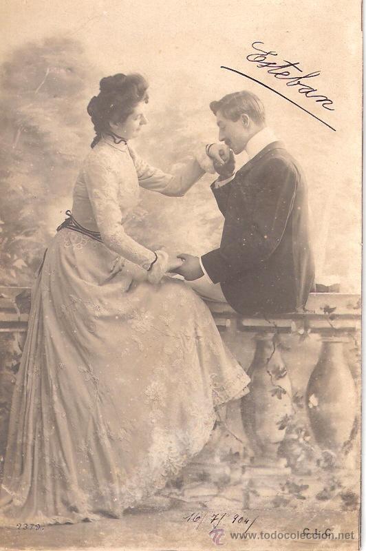 Cartoline: TARJETA POSTAL ANTIGUA DE PAREJAS. N&ordm; 2379.