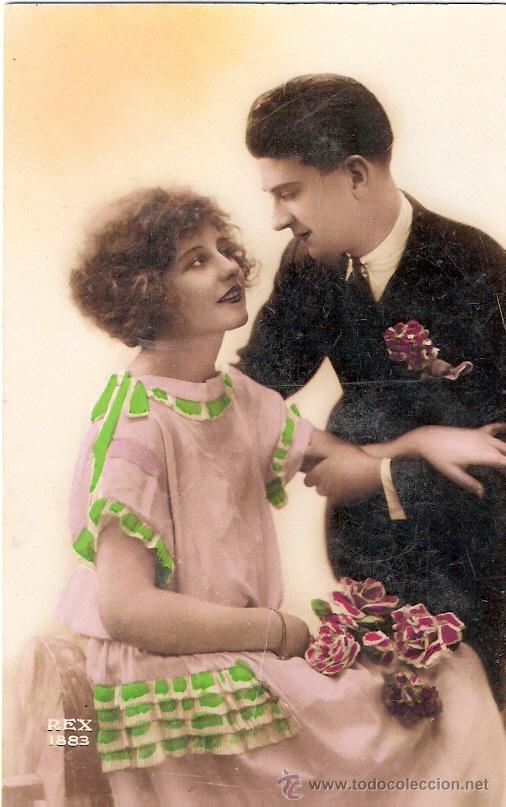 Cartoline: TARJETA POSTAL ANTIGUA DE PAREJAS. N&ordm; 1183.