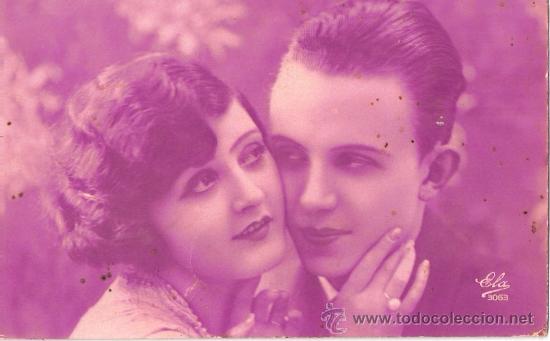 Cartoline: TARJETA POSTAL ANTIGUA DE PAREJAS. N&ordm; 3063.