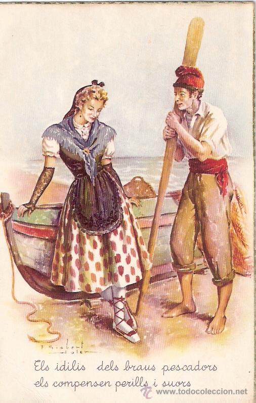 Cartoline: TARJETA POSTAL ANTIGUA DE PAREJAS. 554/A N&ordm; 2.
