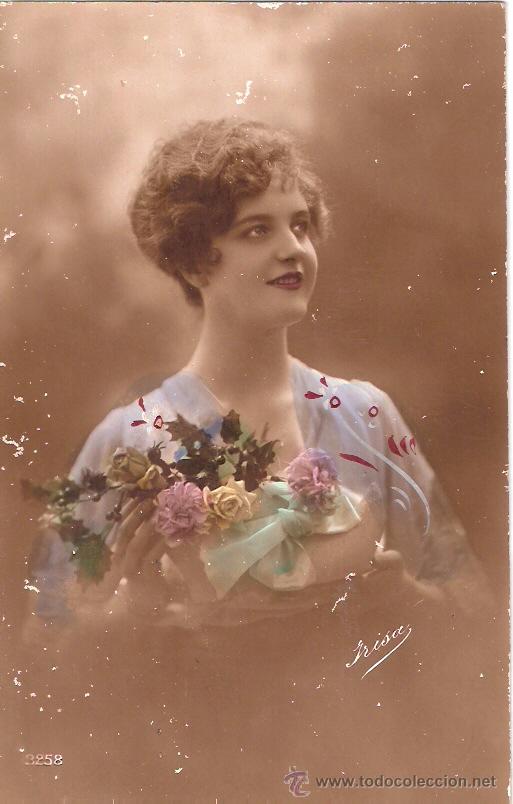 Postais: TARJETA POSTAL ANTIGUA DE MUJER. N&ordm; 3258.