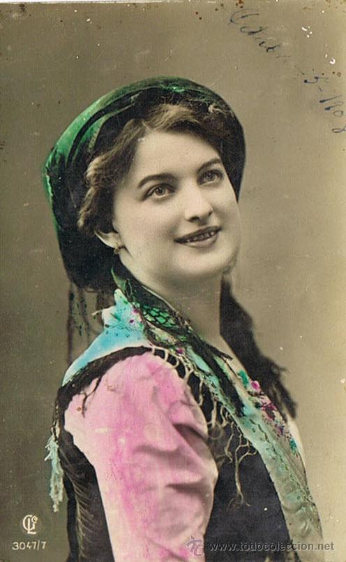 Postais: TARJETA POSTAL ANTIGUA, TEM&Aacute;TICA, GALANTES Y MUJERES