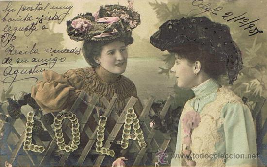 Postales: TARJETA POSTAL ANTIGUA, TEM&Aacute;TICA, GALANTES Y MUJERES