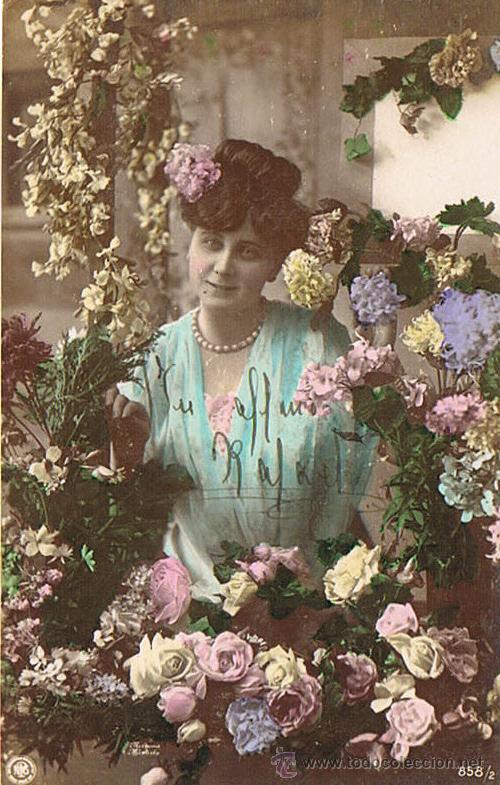 Postales: TARJETA POSTAL ANTIGUA, TEM&Aacute;TICA, GALANTES Y MUJERES, 16 JULIO 1.907