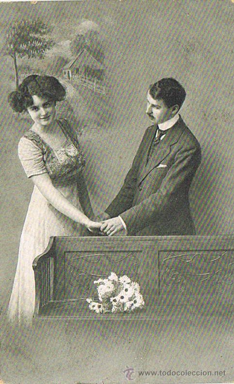 Postales: TARJETA POSTAL ANTIGUA, TEM&Aacute;TICA, GALANTES Y MUJERES