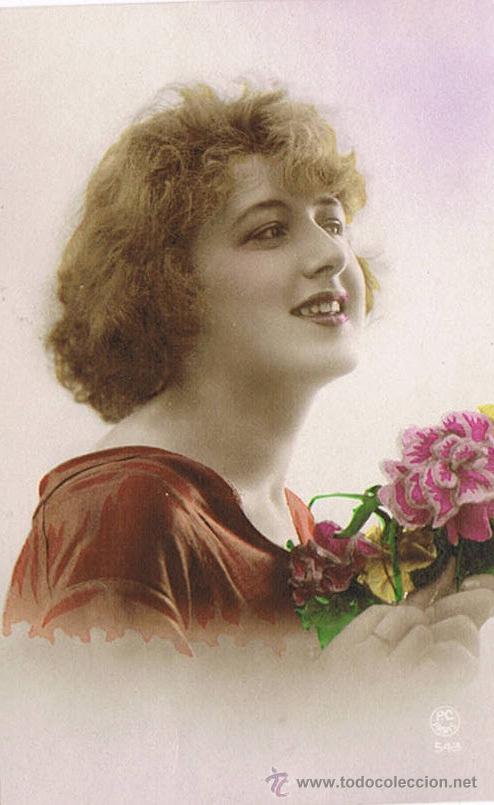 Postales: TARJETA POSTAL ANTIGUA, TEM&Aacute;TICA, GALANTES Y  MUJERES, 7 ABRIL 1.922