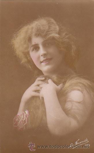 Postales: Chica, escrita en 1917 - Foto 1