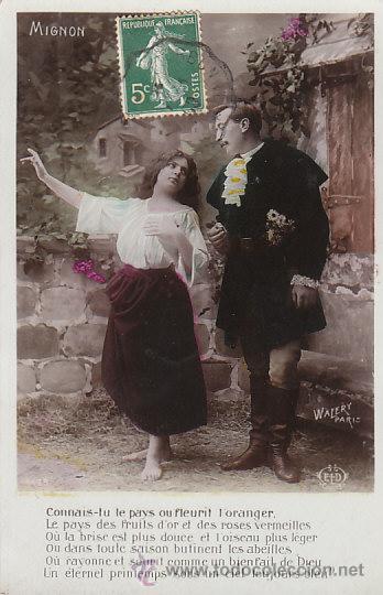 Postales: Mignon, circulada en 1909 - Foto 1
