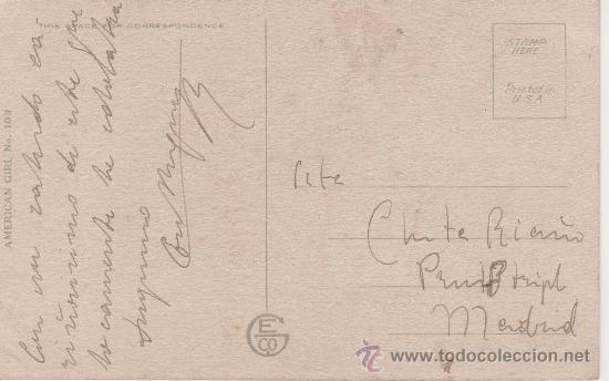 Postales: AMERICAN GIRL - 1900 - Foto 2