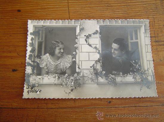 Postais: Bonita postal rom&aacute;ntica . A&ntilde;os 40