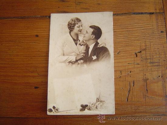 Postales: Bonita postal rom&aacute;ntica . - Foto 1