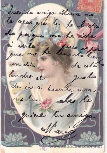 Postales: TARJETA POSTAL. GALANTES Y MUJERES.