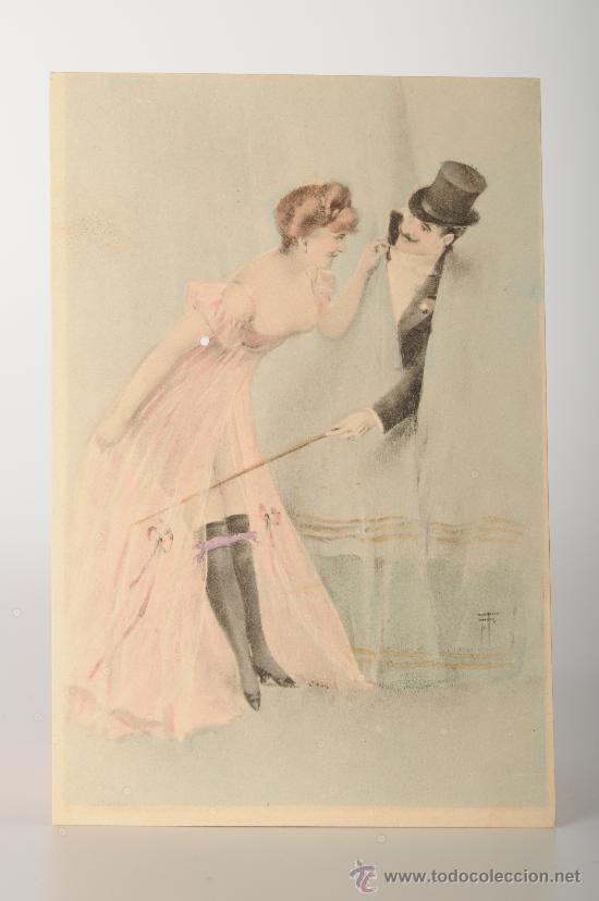 Postkarten: Postal ilustrada por M.M. Vienne.