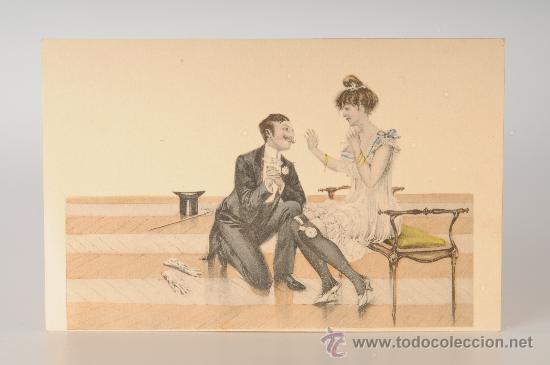 Postais: Postal ilustrada por M.M. Vienne