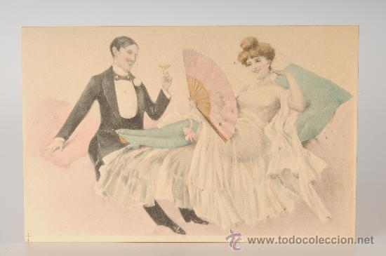 Postais: Postal ilustrada por M.M. Vienne