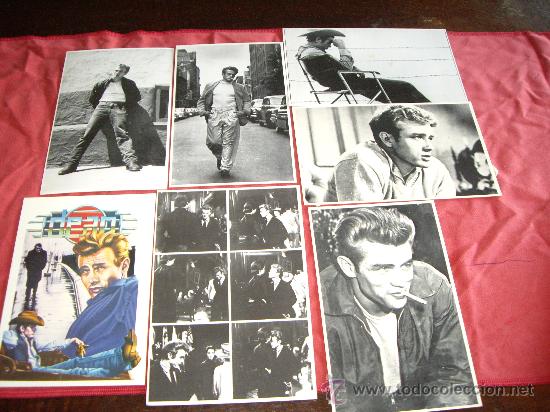Postales: LOTE DE 7 POSTALES DE JAMES DEAN - Foto 1
