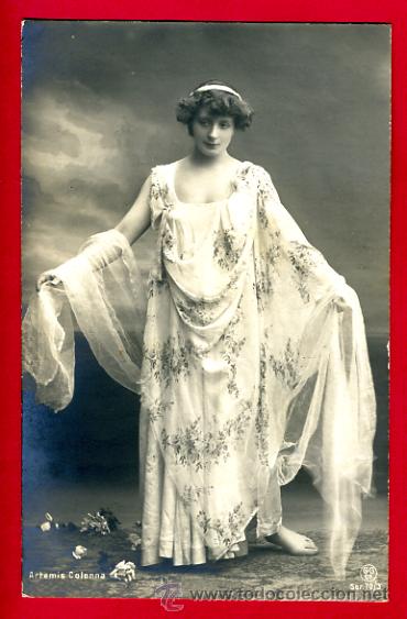 Postales: POSTAL, ARTISTA, CUPLETISTA , ORIGINAL, ANTIGUA, ARTEMIS COLONNA,   P60919