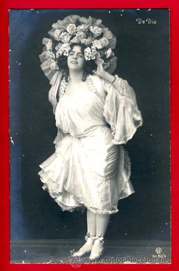 Postales: POSTAL, ARTISTA, CUPLETISTA , ORIGINAL, ANTIGUA, DE DIO,   P60921