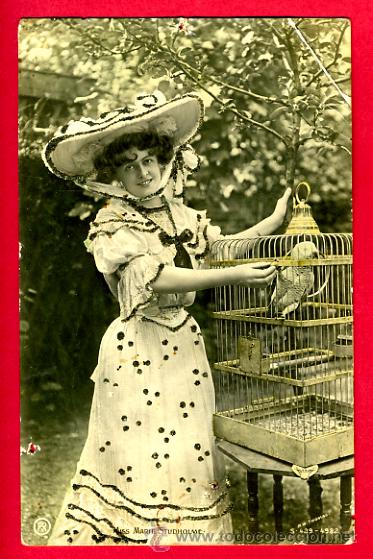 Postales: POSTAL, ARTISTA, CUPLETISTA , ORIGINAL, ANTIGUA, MISS MARIE STUDHOLME,   P60932