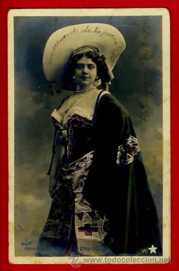 Postales: POSTAL, ARTISTA, CUPLETISTA , ORIGINAL, ANTIGUA, BRUCCHI,   P60953