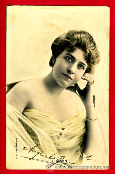 Cartes Postales: POSTAL, ARTISTA, CUPLETISTA , ORIGINAL, ANTIGUA, L. PIRON,    P60958