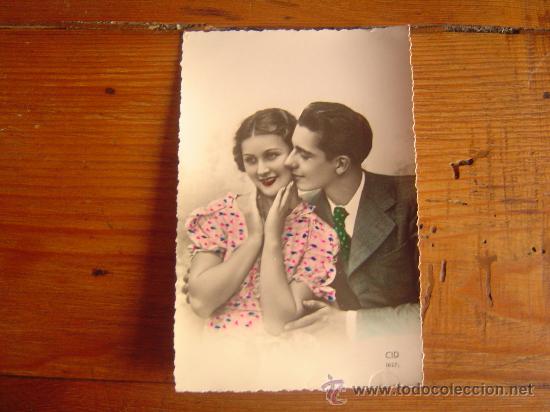 Postkarten: Bonita postal rom&aacute;ntica CID. A&ntilde;os 40
