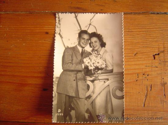 Postkarten: Bonita postal rom&aacute;ntica PD. A&ntilde;os 40