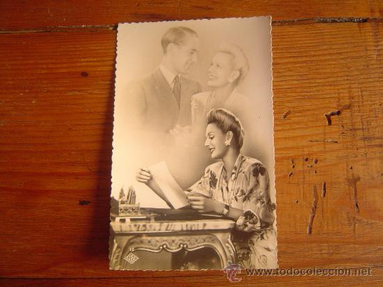 Postais: Bonita postal rom&aacute;ntica .Sobe. A&ntilde;os 40